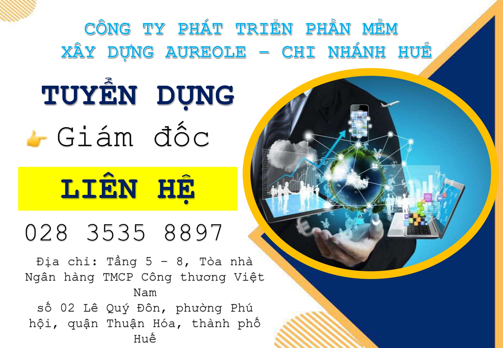 CÔNG TY PHÁT TRIỂN PHẦN MỀM XÂY DỰNG AUREOLE – CHI NHÁNH HUẾ 